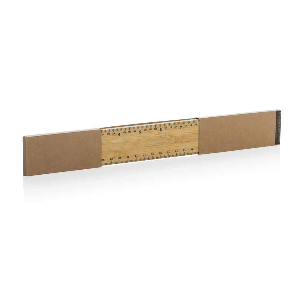 Regla extra gruesa de bambú de doble cara de 30 cm Timberson - Imagen 6