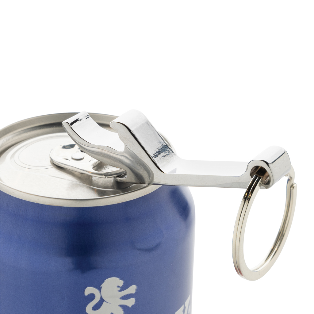 Llavero abridor botellas de aleación de zinc reciclado RCS - Imagen 3
