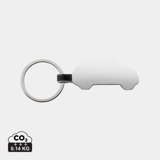 Llavero de coche de aleación de zinc reciclado RCS