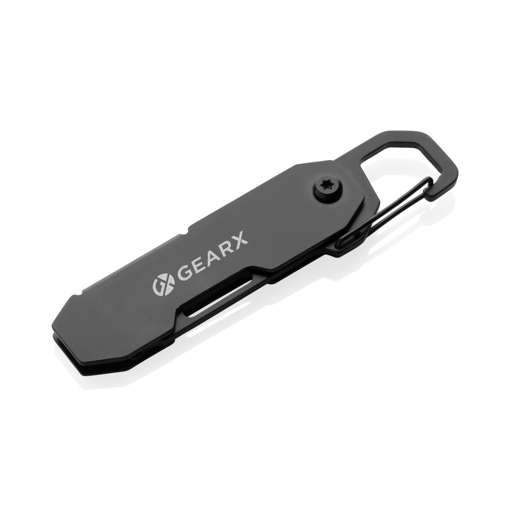 Herramienta EDC plegable Gear X mosquetón y cutter - Imagen 2