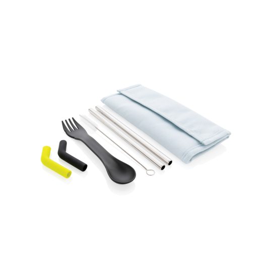 Soporte Tierra para pajitas y cubiertos 2 uds