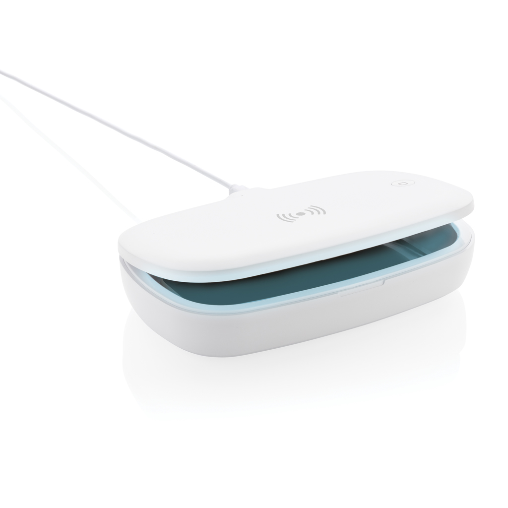 Caja esterilizadora UV-C con cargador inalámbrico de 5W - Imagen 2