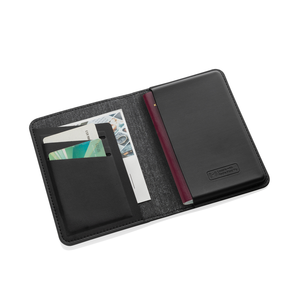 Cartera pasaporte Travelfinder poliéster RCS con localizador - Imagen 4