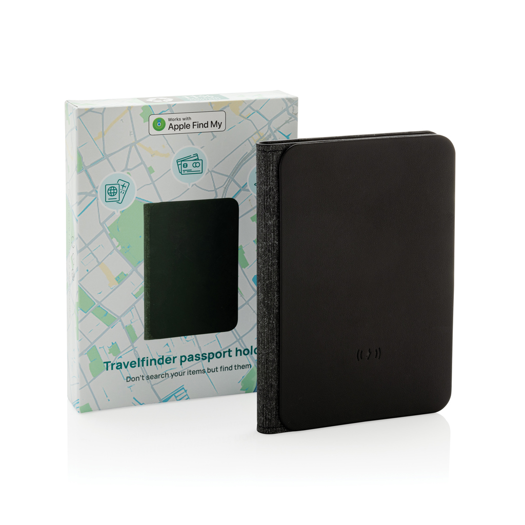 Cartera pasaporte Travelfinder poliéster RCS con localizador - Imagen 3