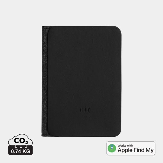 Cartera pasaporte Travelfinder poliéster RCS con localizador