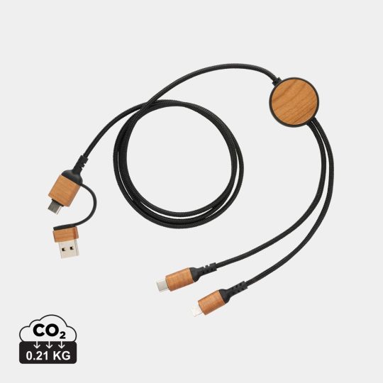 Cable Ohio 6 en 1 de plástico reciclado certificado RCS