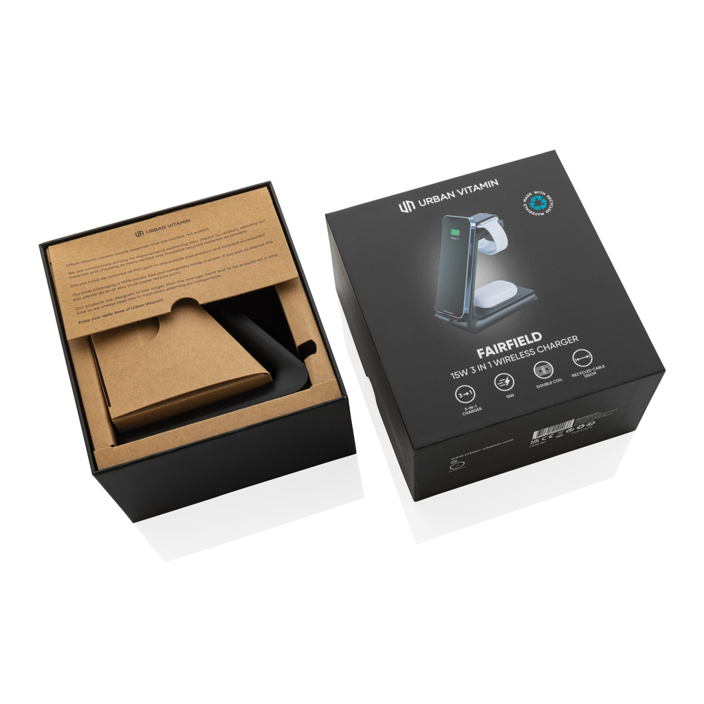 Cargador Urban Vitamin Fairfield 3 en 1 rplastic RCS - Imagen 3