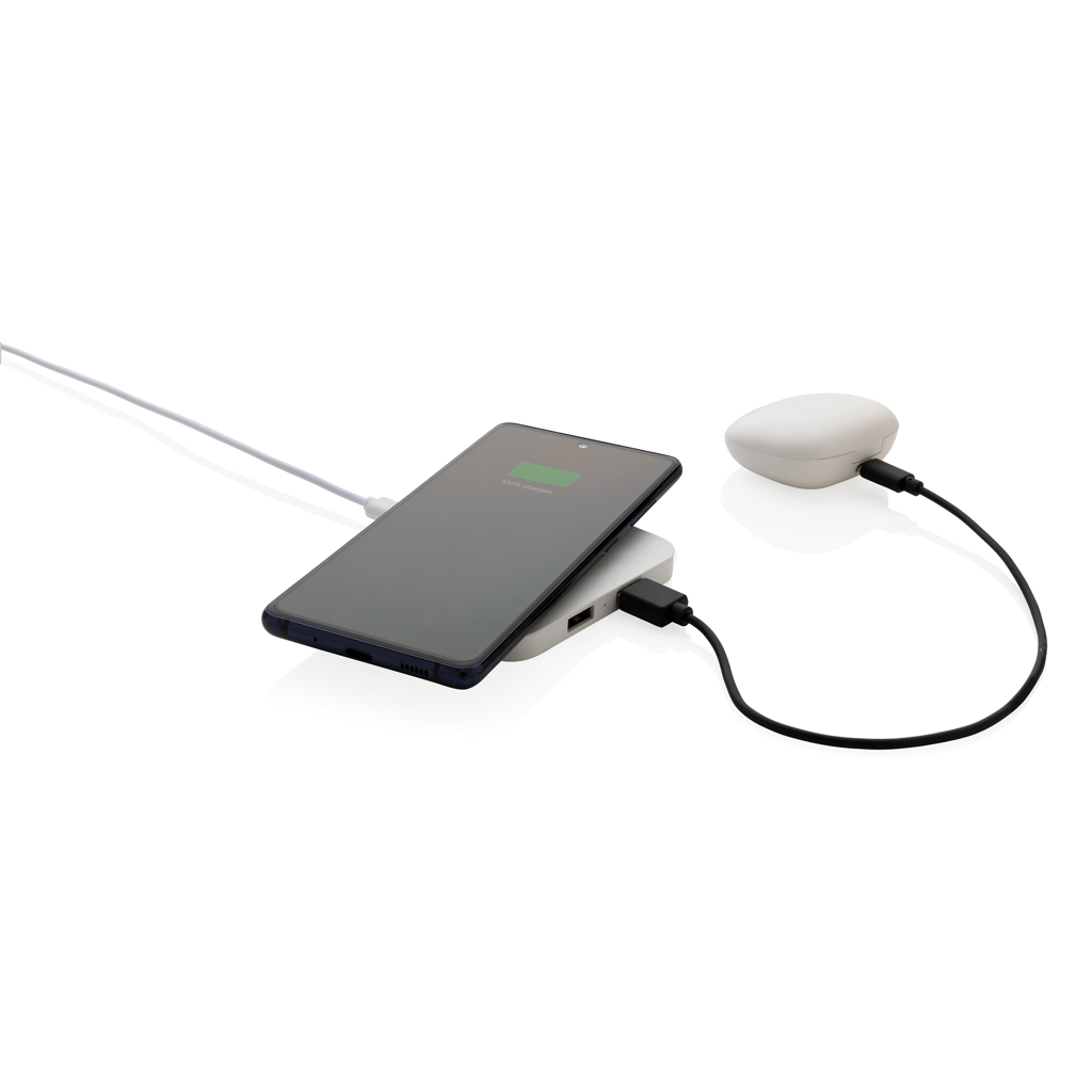 Cargador Inalámbrico 10W plástico reciclado RCS - Imagen 2