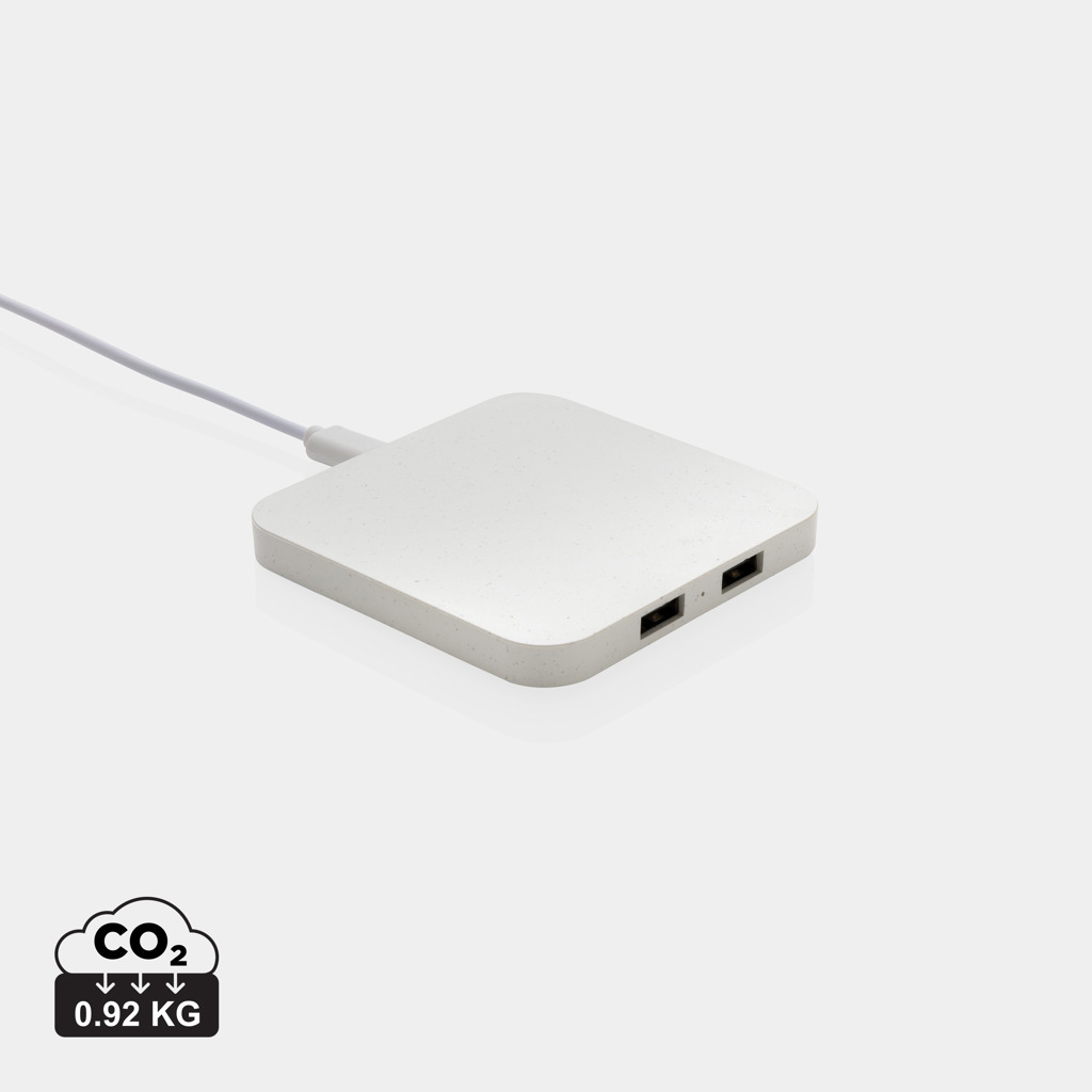 Cargador Inalámbrico 10W plástico reciclado RCS