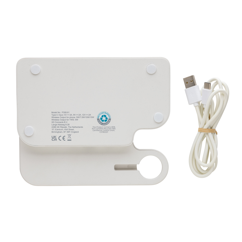 Cargador 3 en 1 RCS plástico reciclado 15W - Imagen 6