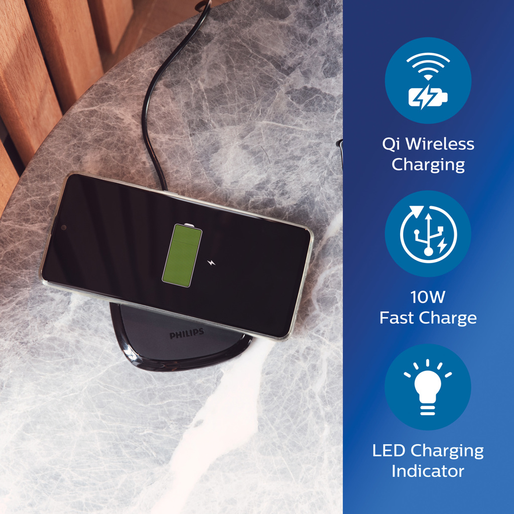 Cargador inalámbrico Philips 10W Qi - Imagen 5