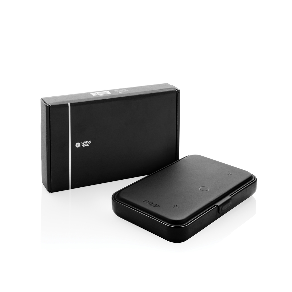 Estuche viaje reciclado RCS Swiss Peak con cargador 3 en 1 - Imagen 8
