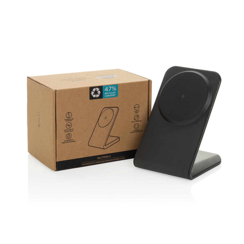 Cargador inalámbrico VoltPerch RCS plástico reciclado 15W - Imagen 4