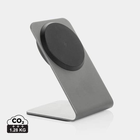 Soporte magnético Terra con carga inalámbrica aluminio 15W