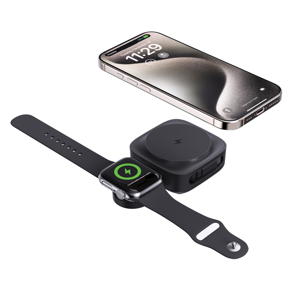 Cargador inalámbrico Urban Vitamin Goleta 2 en 1 de 15W - Imagen 2