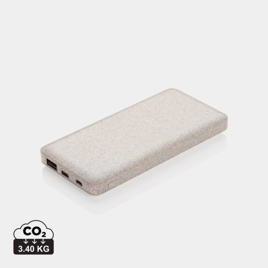 Powerbank 10.000 mAh  de paja de trigo