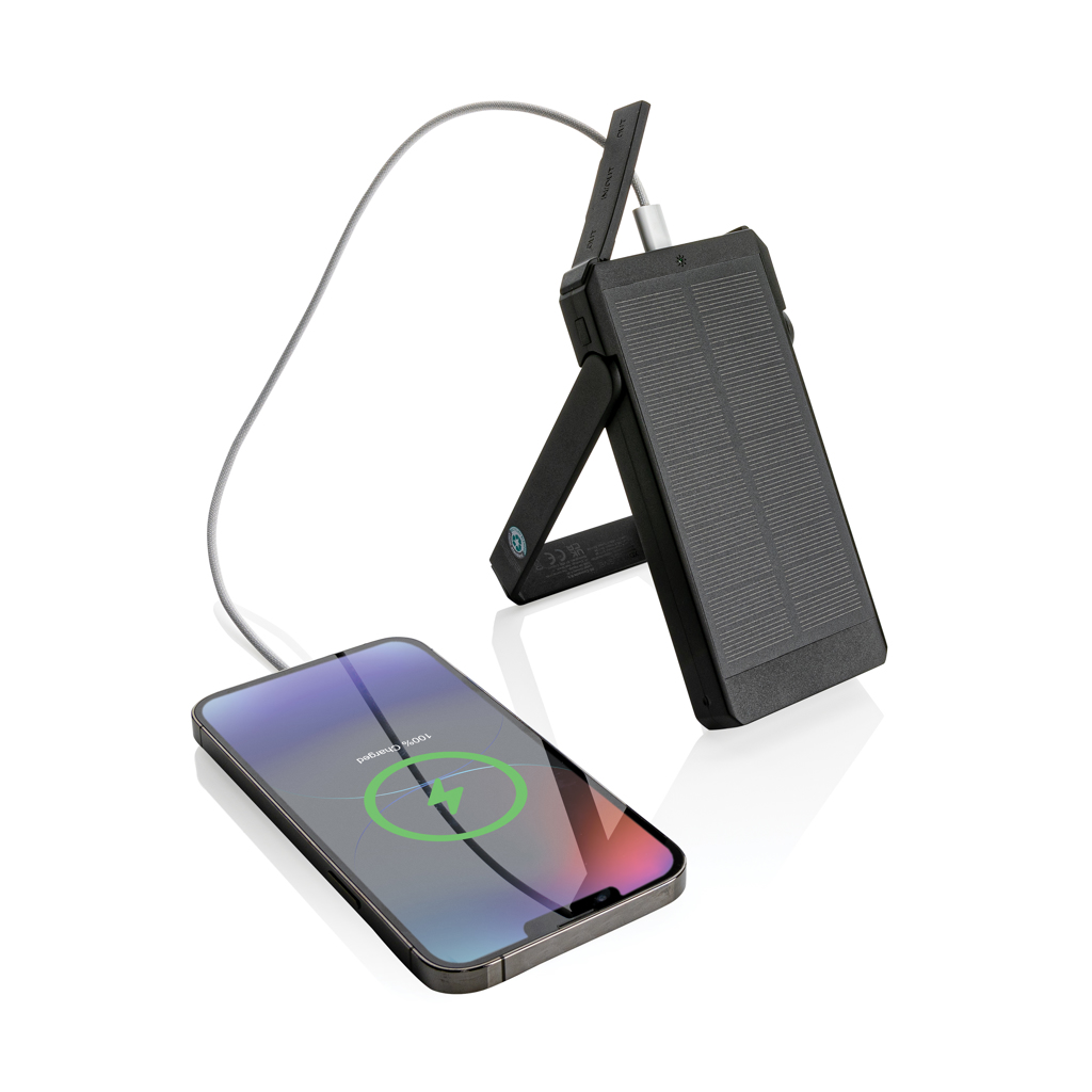 Cargador solar plástico reciclado Skywave RCS 10.000 mah - Imagen 2