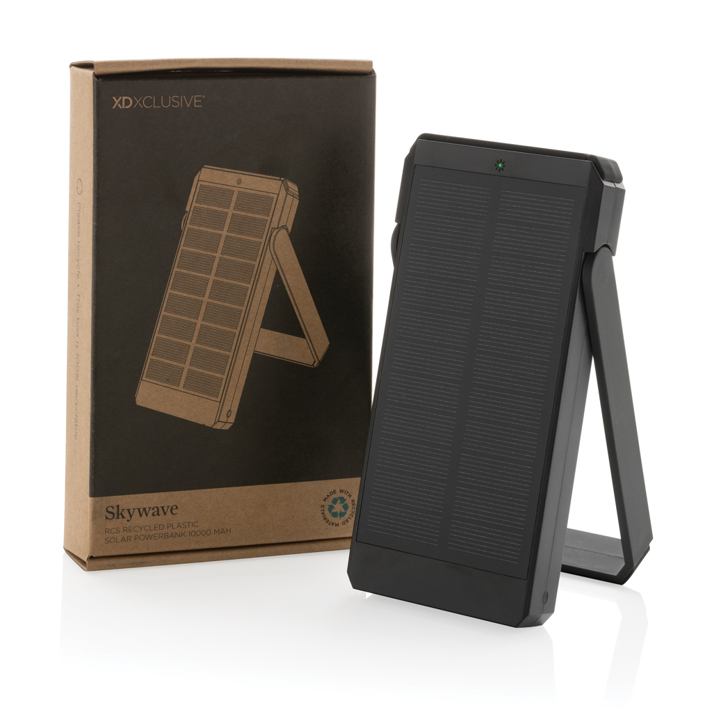 Cargador solar plástico reciclado Skywave RCS 10.000 mah - Imagen 7