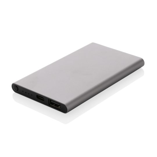 Powerbank plástico/aluminio RCS reciclado de 4000 mah tipo C