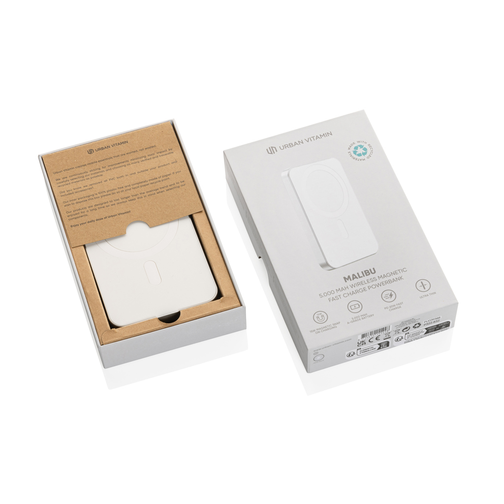 Urban Vitamin Malibu magnetic RCS 2 in 1 5000 mah powerbank - Imagen 7