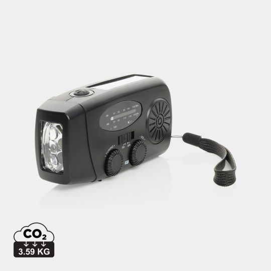 Radio de emergencia plástico reciclado RescueWave RCS
