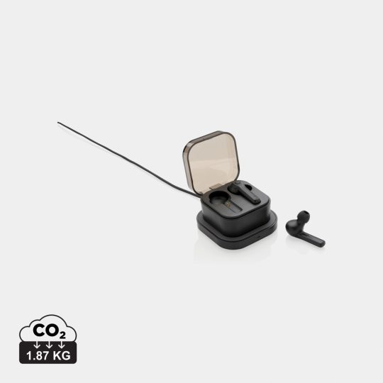 Auriculares TWS en caja de carga inalámbrica