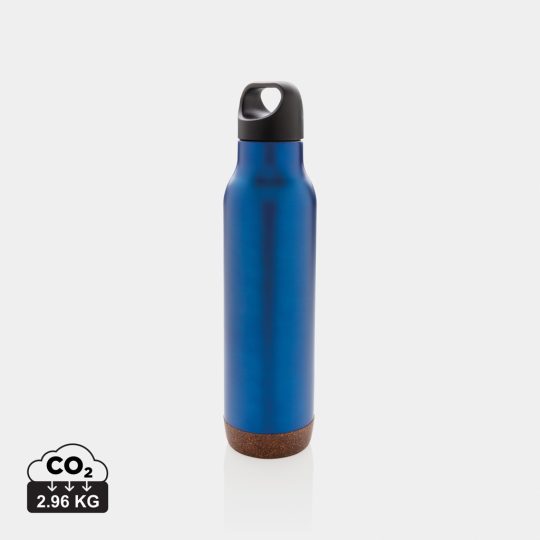 Botella al vacío de corcho antigoteo