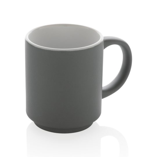 Taza apilable de cerámica 180ml