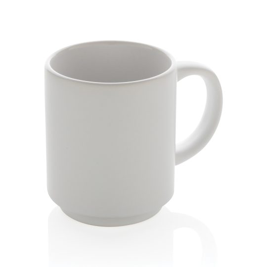 Taza apilable de cerámica 180ml