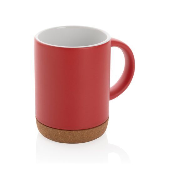 Taza de cerámica con base de corcho 280 ml