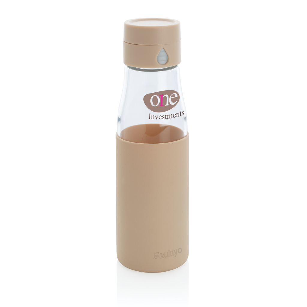 Botella de hidratación de vidrio Ukiyo con funda - Imagen 3