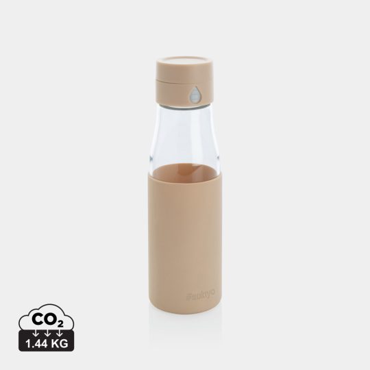 Botella de hidratación de vidrio Ukiyo con funda