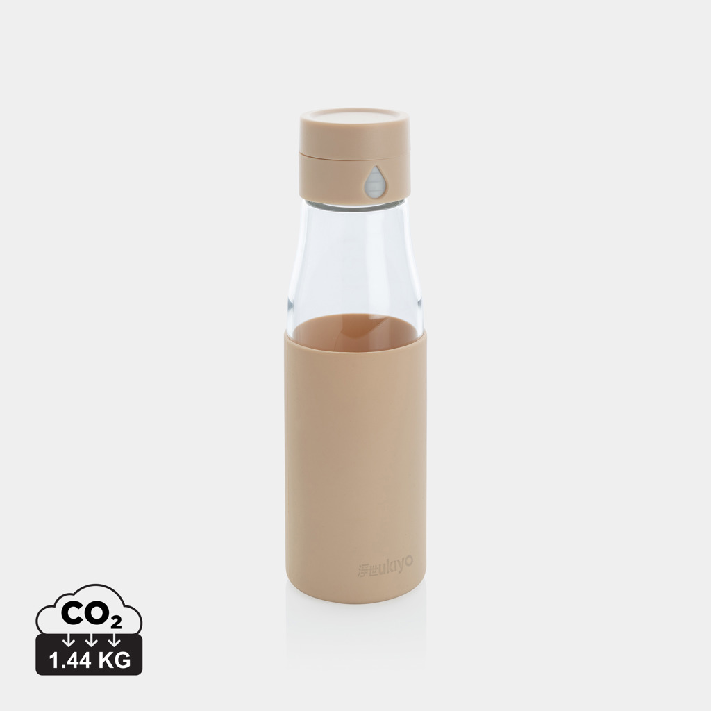 Botella de hidratación de vidrio Ukiyo con funda