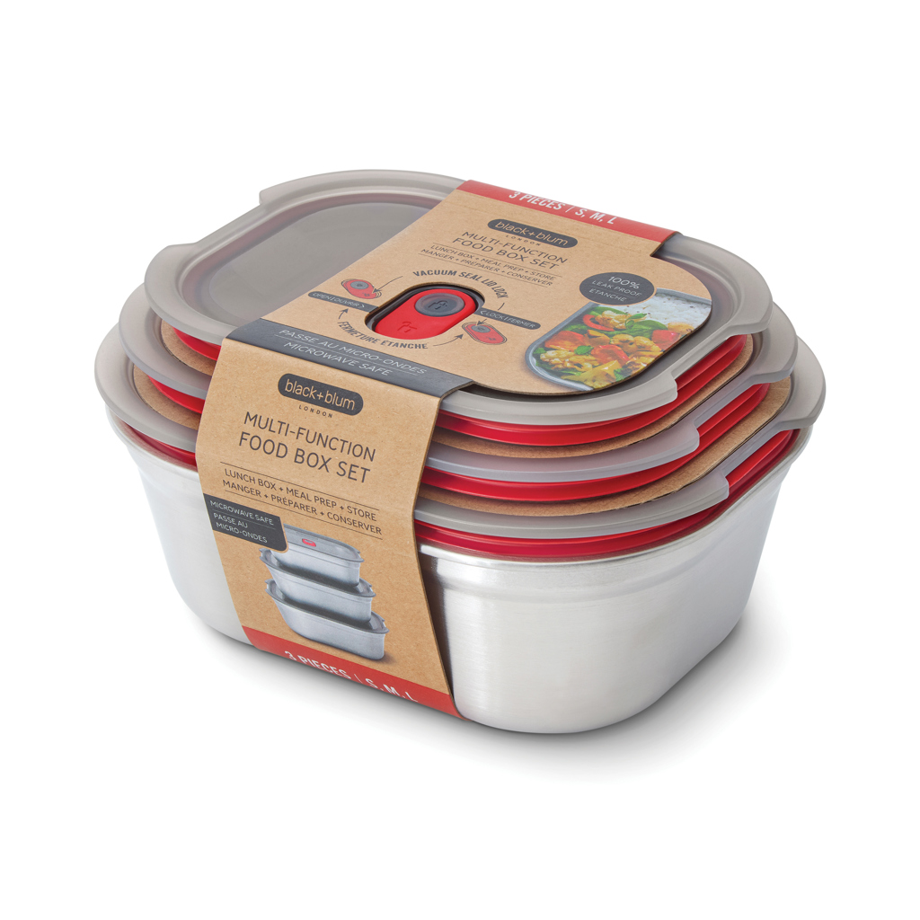 Tupper comida Black+Blum (3 piezas) - Imagen 6