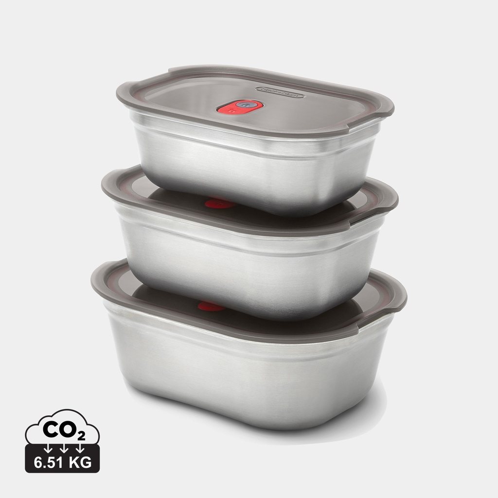 Tupper comida Black+Blum (3 piezas)