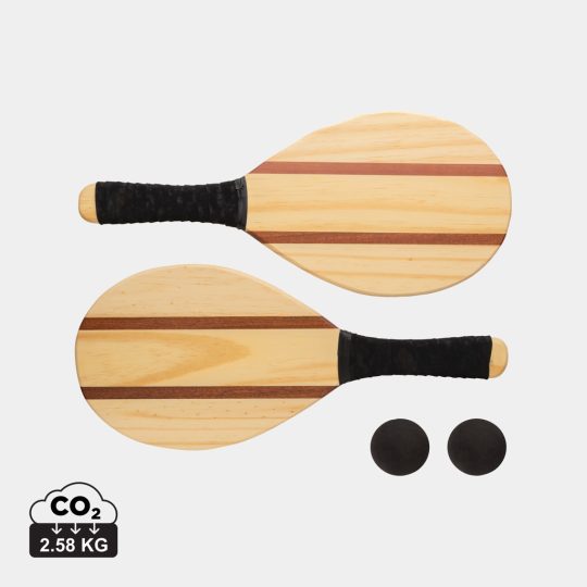 Set tenis madera