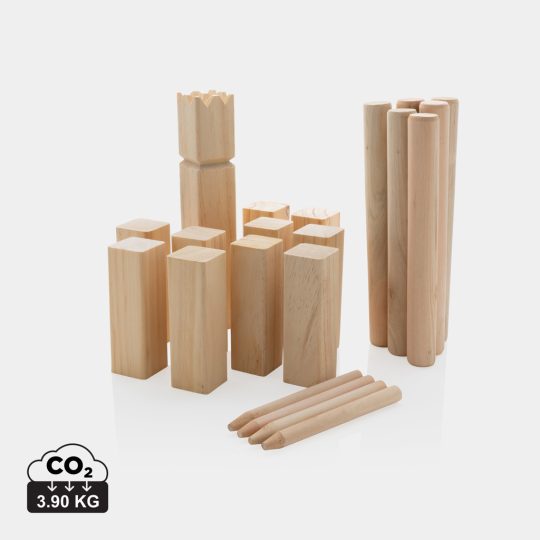 Juego kubb de madera