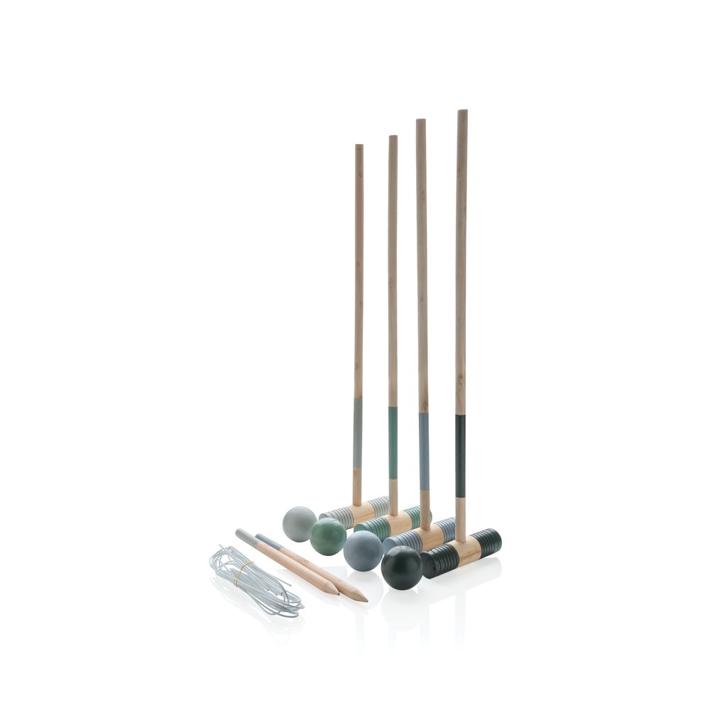 Juego croquet de madera