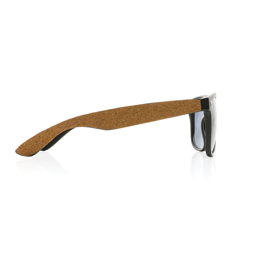 Gafas de sol de plástico PC reciclado GRS con corcho - Imagen 3