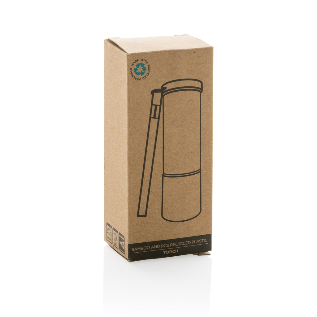 Linterna de bambú y plástico reciclado RCS - Imagen 5
