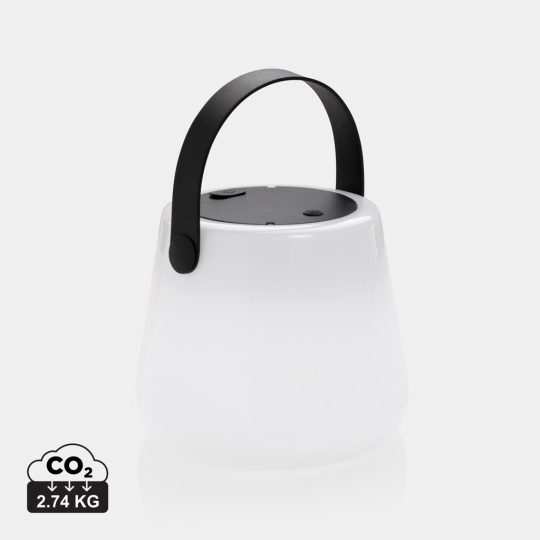 Luz exterior SolarGlow RCS de plástico reciclado recargable