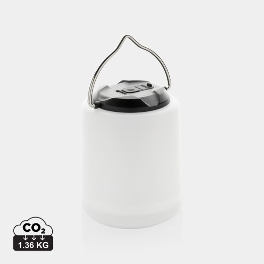 Lámpara Limio portátil recargable plástico reciclado RCS