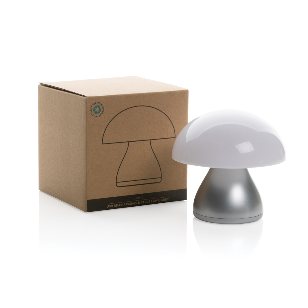 Lámpara mesa Luming recargable USB reciclado RCS - Imagen 4