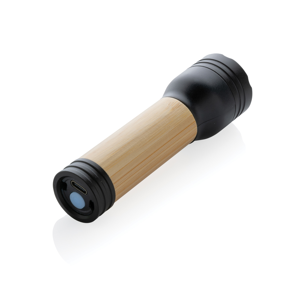 Linterna Lucid bambú y plástico reciclado certificación RCS - Imagen 2