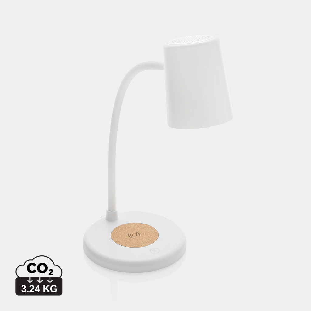 Lámpara escritorio inalámbrica Zenara 15W reciclado RCS