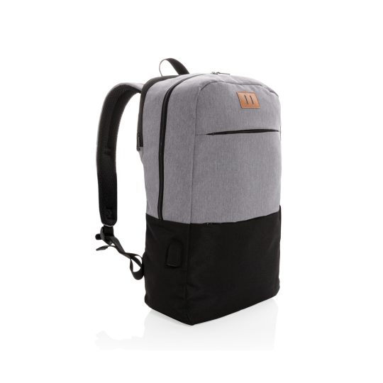 Mochila moderna ordenador 15,6¨ USB y RFID sin PVC