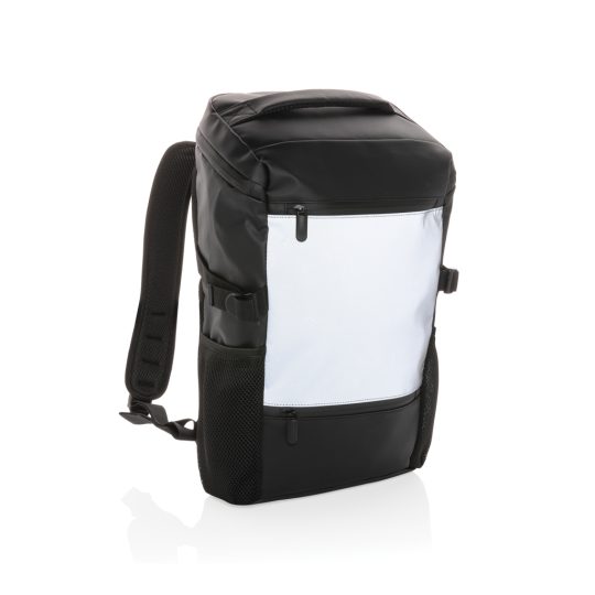 Mochila reflectante de PU para portátil de 15,6"
