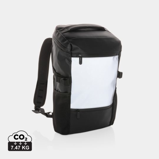 Mochila reflectante de PU para portátil de 15,6"