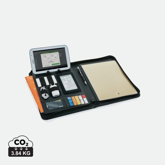 Portafolio con soporte y cremallera