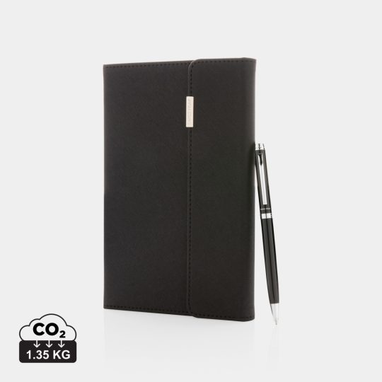 Set de libreta y bolígrafo Swiss Peak deluxe A5